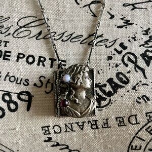 Raelinda Woad Miniature Book Locket Necklace